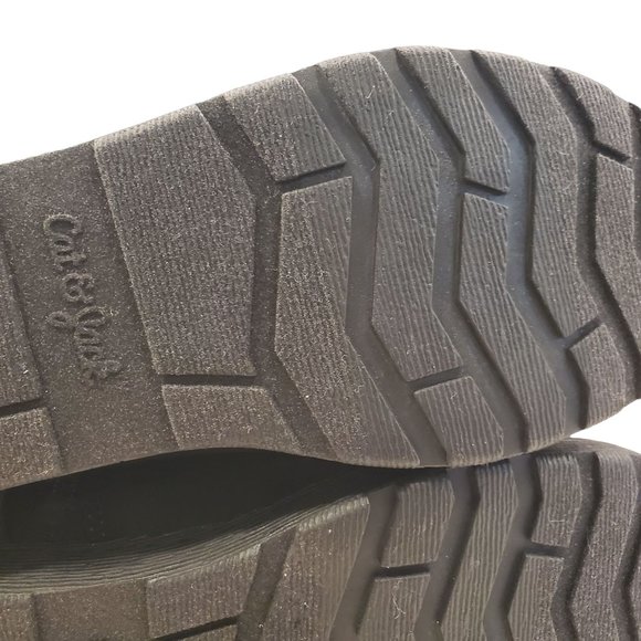 Toddler Girls Tall Black Winter Boots Black Nina Cat & Jack Winter Boots Size 5 - Picture 7 of 10